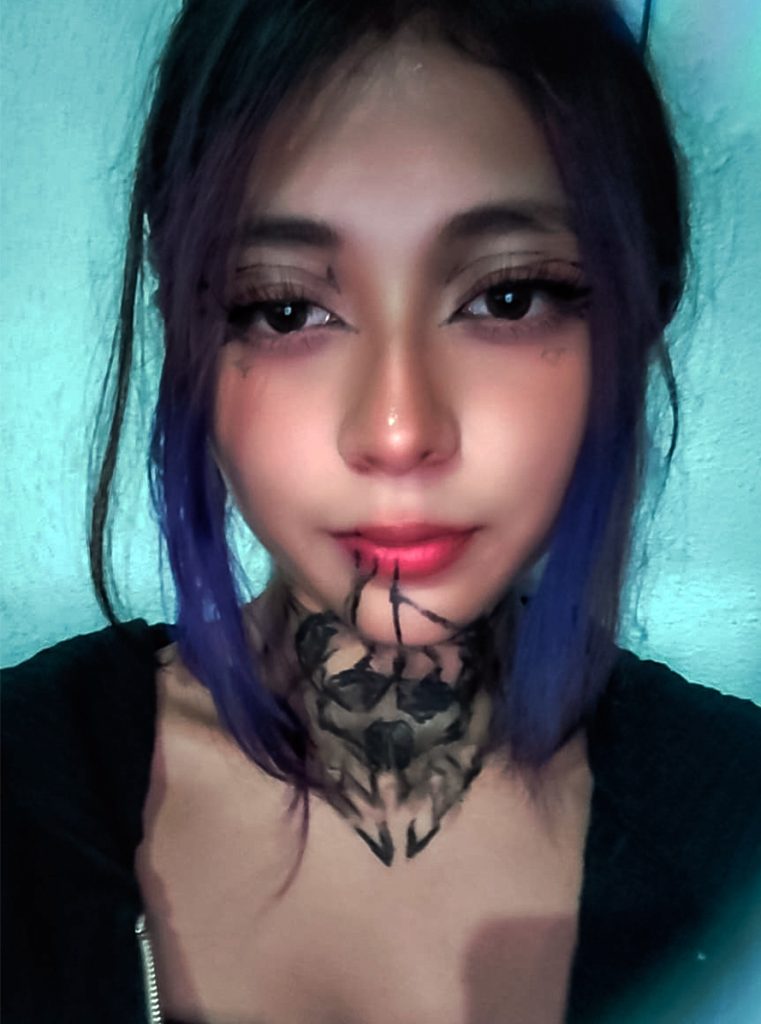 Maquillaje Mery 1 - Araña - Realizado por Mery, Modelo Mery