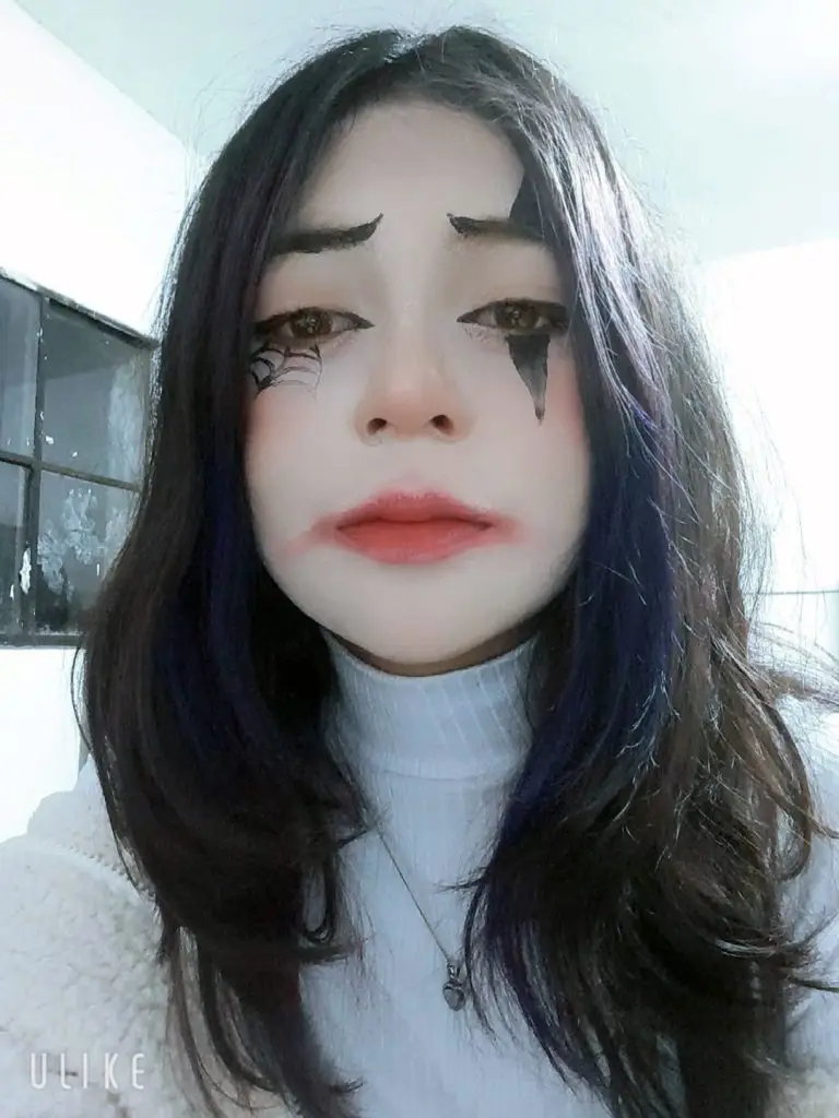 Maquillaje de Payasita realizado por Mery y modelado por Mery