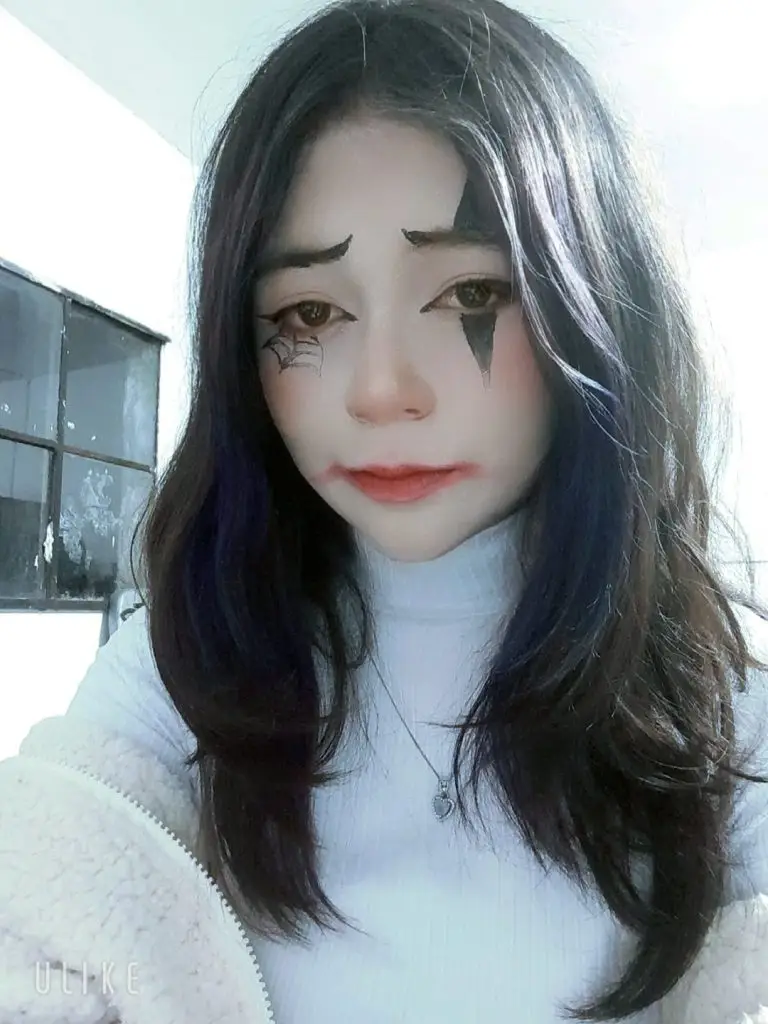 Maquillaje de Payasita realizado por Mery y modelado por Mery