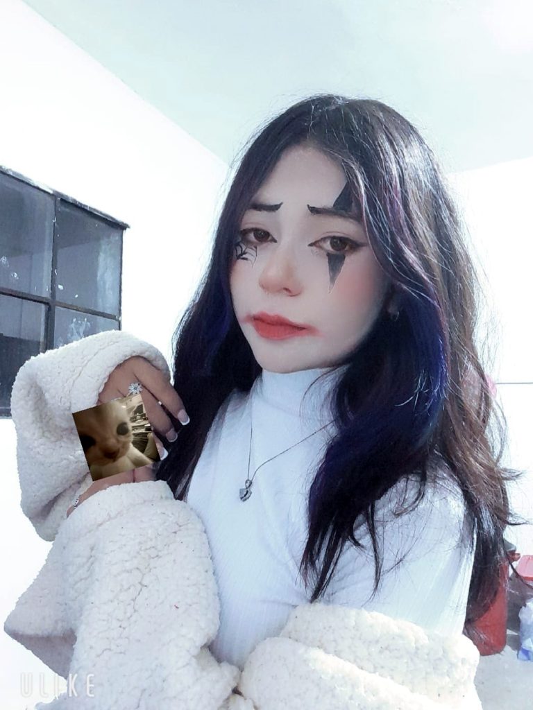 Maquillaje de Payasita realizado por Mery y modelado por Mery